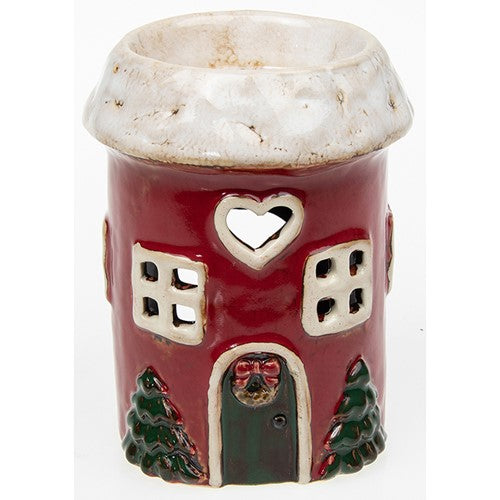 Christmas Round House Warmer - Village Pottery