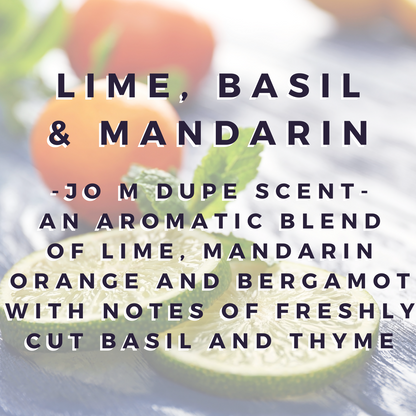 Lime, Basil & Mandarin Wax Bar (Jo M dupe) - WEB EXCLUSIVE