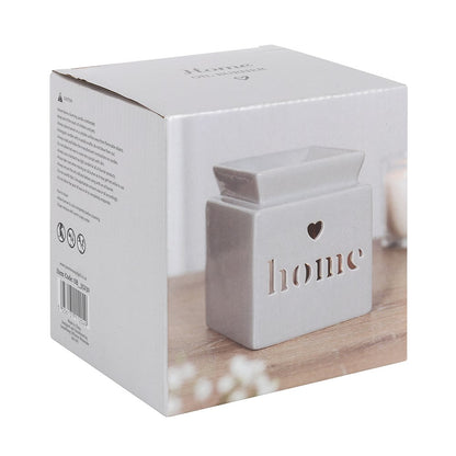 HOME Grey Square Wax Warmer